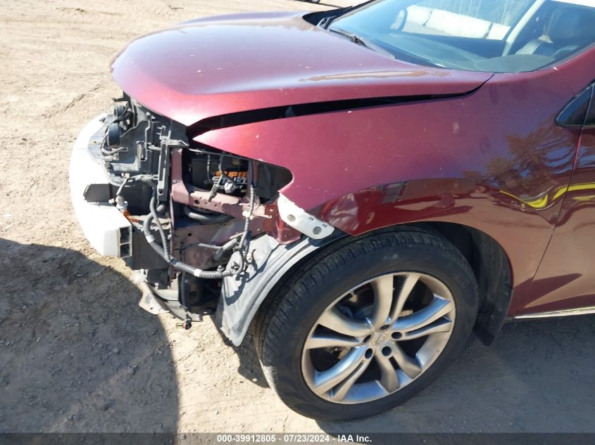 2009 Nissan Murano S/Sl/Le VIN: JN8AZ18W99W126543 Lot: 39912805