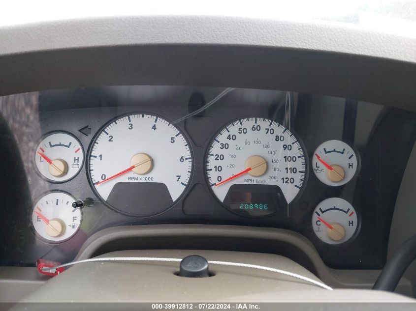 2007 Dodge Ram 1500 Slt VIN: 1D7HA18P77S130742 Lot: 39912812