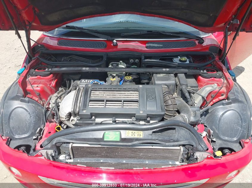 2006 Mini Cooper S VIN: WMWRE335X6TJ38568 Lot: 39912833