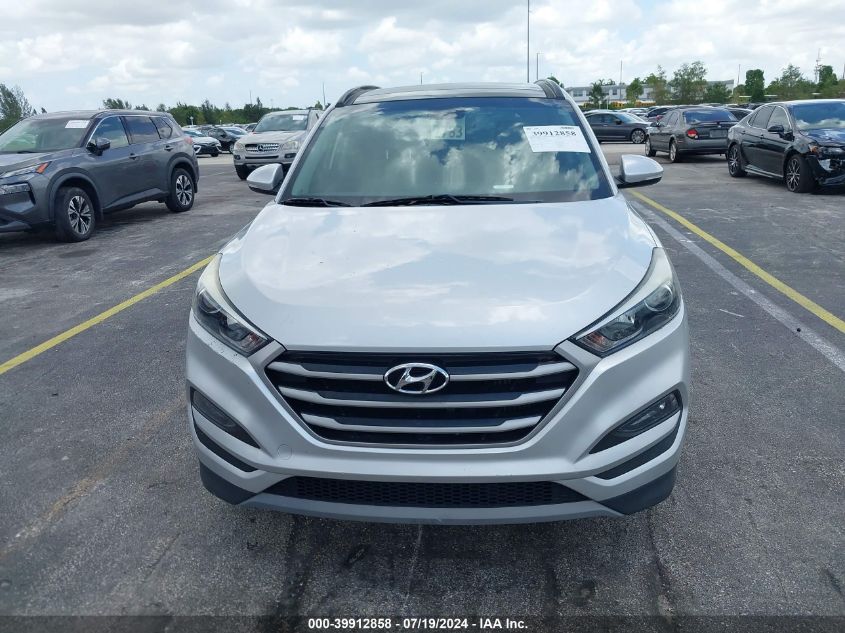 2018 Hyundai Tucson Value VIN: KM8J33A22JU653237 Lot: 39912858