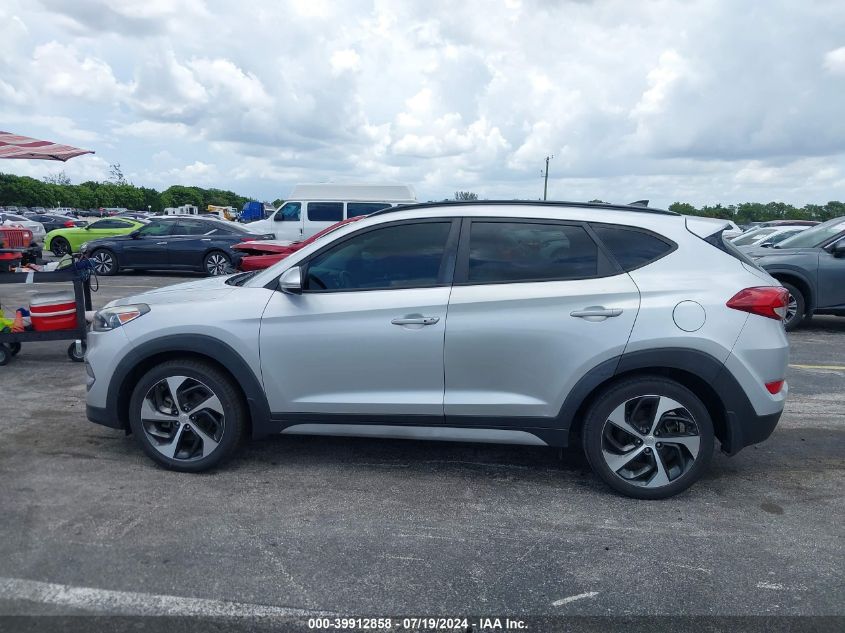2018 Hyundai Tucson Value VIN: KM8J33A22JU653237 Lot: 39912858