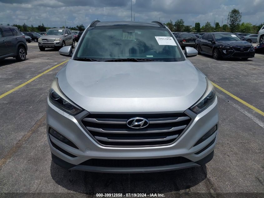 2018 Hyundai Tucson Value VIN: KM8J33A22JU653237 Lot: 39912858