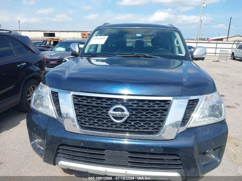 2018 Nissan Armada Sl VIN: JN8AY2ND7J9056121 Lot: 39912868