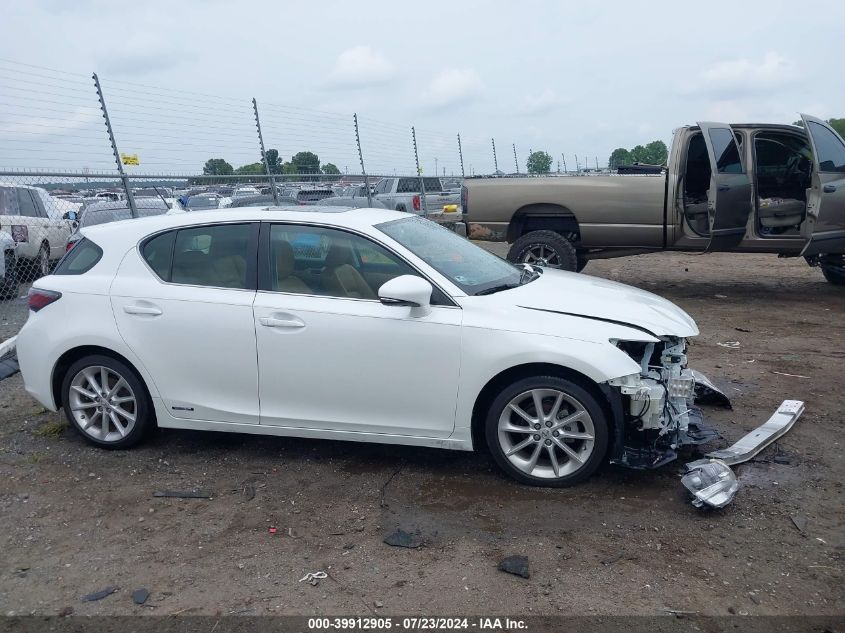 2013 Lexus Ct 200H VIN: JTHKD5BH3D2165837 Lot: 39912905