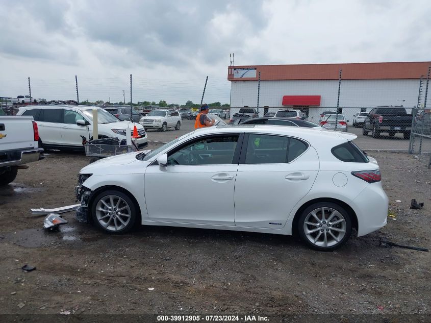 2013 Lexus Ct 200H VIN: JTHKD5BH3D2165837 Lot: 39912905