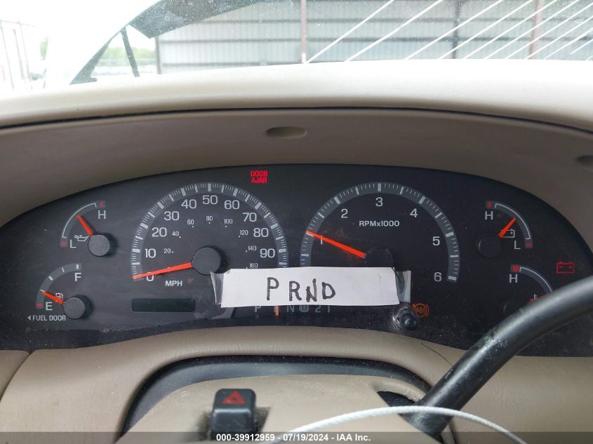 2001 Ford F150 VIN: 2FTZF072X1CB02364 Lot: 39912959