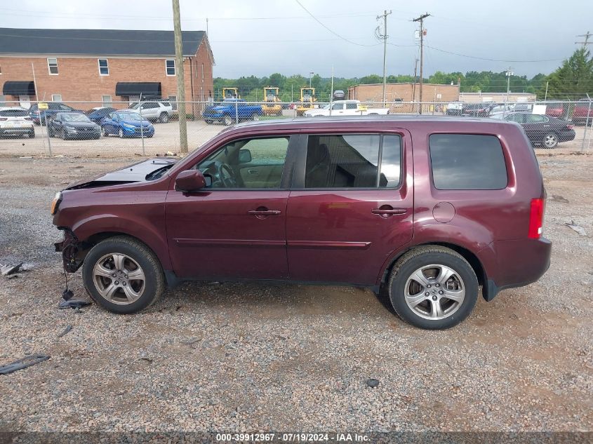 2014 Honda Pilot Exl VIN: 5FNYF4H58EB023950 Lot: 39912967