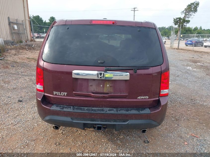 2014 Honda Pilot Exl VIN: 5FNYF4H58EB023950 Lot: 39912967