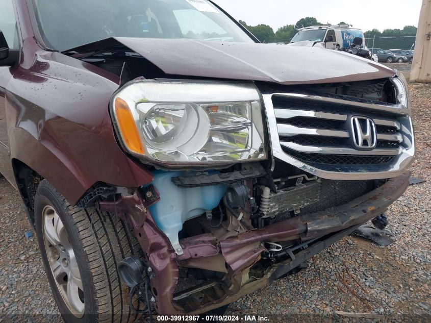 2014 Honda Pilot Exl VIN: 5FNYF4H58EB023950 Lot: 39912967