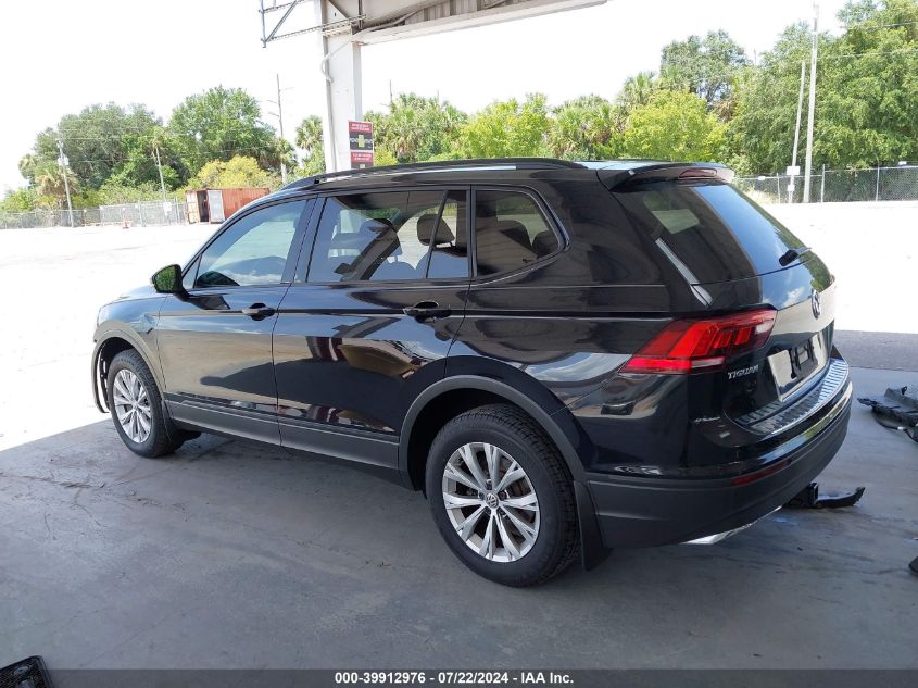 2019 Volkswagen Tiguan 2.0T S VIN: 3VV1B7AX6KM078559 Lot: 39912976