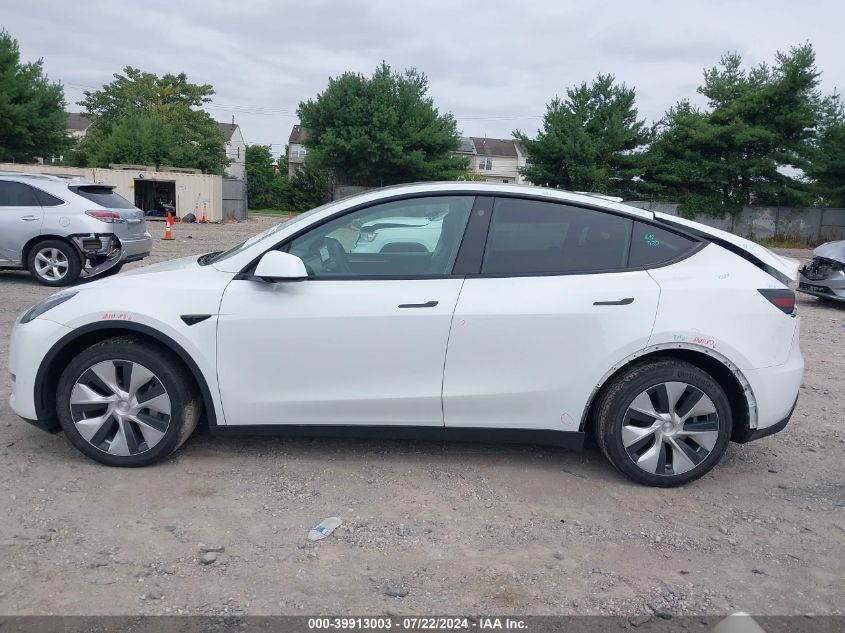 2023 Tesla Model Y Awd/Long Range Dual Motor All-Wheel Drive VIN: 7SAYGAEE3PF755635 Lot: 39913003