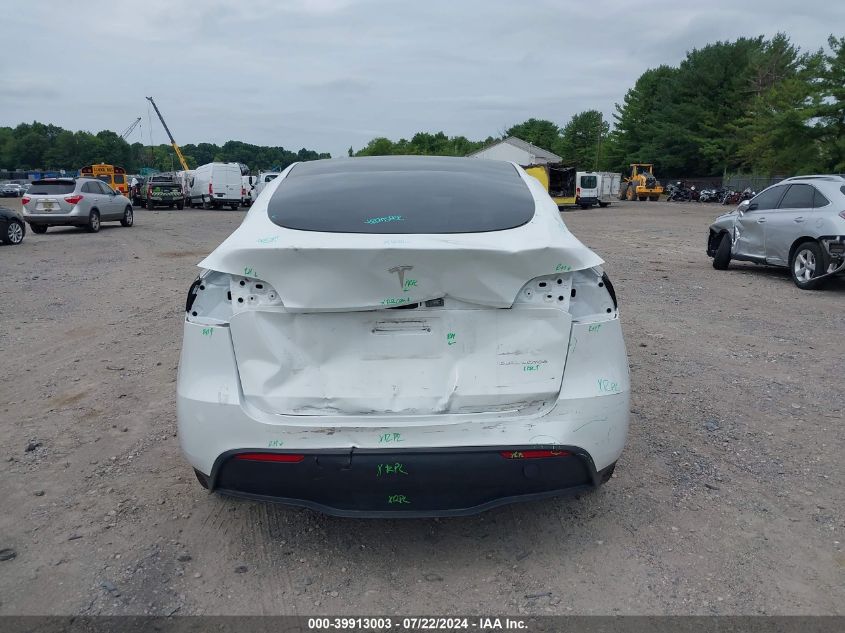 2023 Tesla Model Y Awd/Long Range Dual Motor All-Wheel Drive VIN: 7SAYGAEE3PF755635 Lot: 39913003