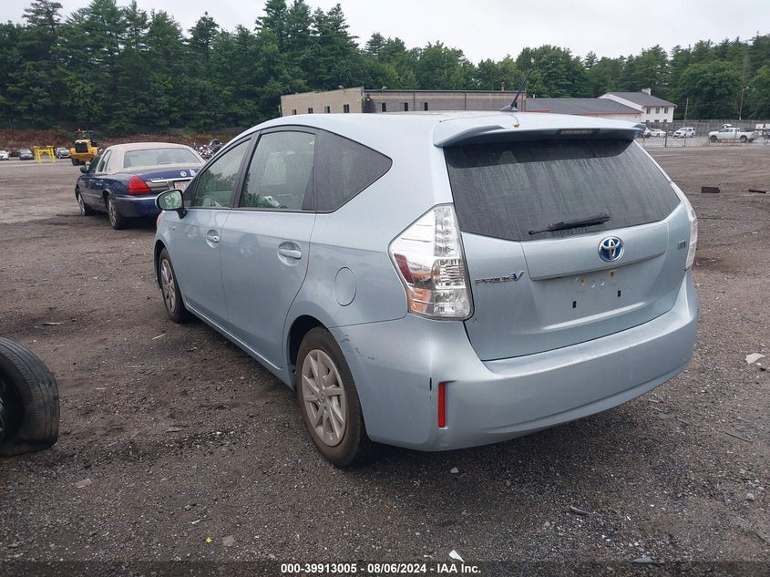2014 Toyota Prius V Two VIN: JTDZN3EU7E3330133 Lot: 39913005