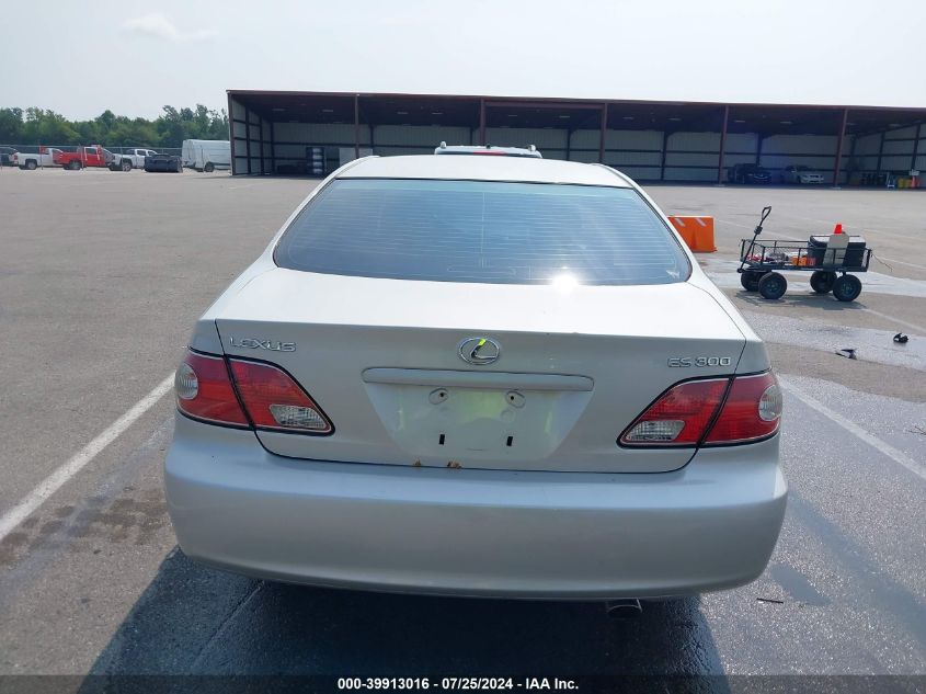 2003 Lexus Es 300 VIN: JTHBF30GX30124432 Lot: 39913016