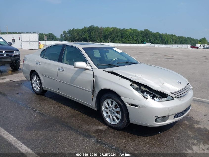 2003 Lexus Es 300 VIN: JTHBF30GX30124432 Lot: 39913016