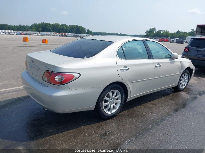 2003 Lexus Es 300 VIN: JTHBF30GX30124432 Lot: 39913016