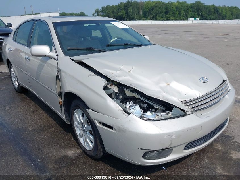 2003 Lexus Es 300 VIN: JTHBF30GX30124432 Lot: 39913016