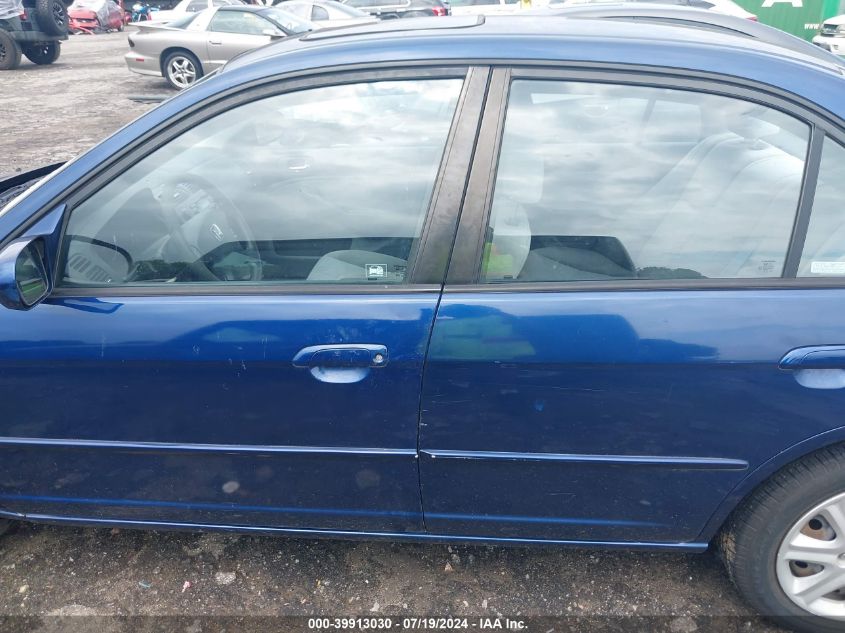 2003 Honda Civic Ex VIN: 1HGES267X3LO29039 Lot: 39913030