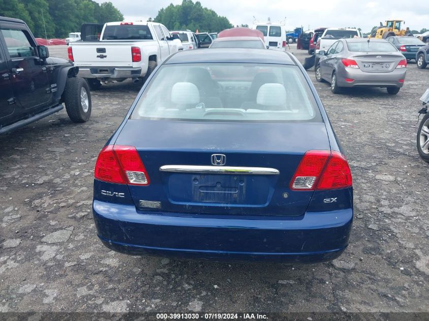 2003 Honda Civic Ex VIN: 1HGES267X3LO29039 Lot: 39913030