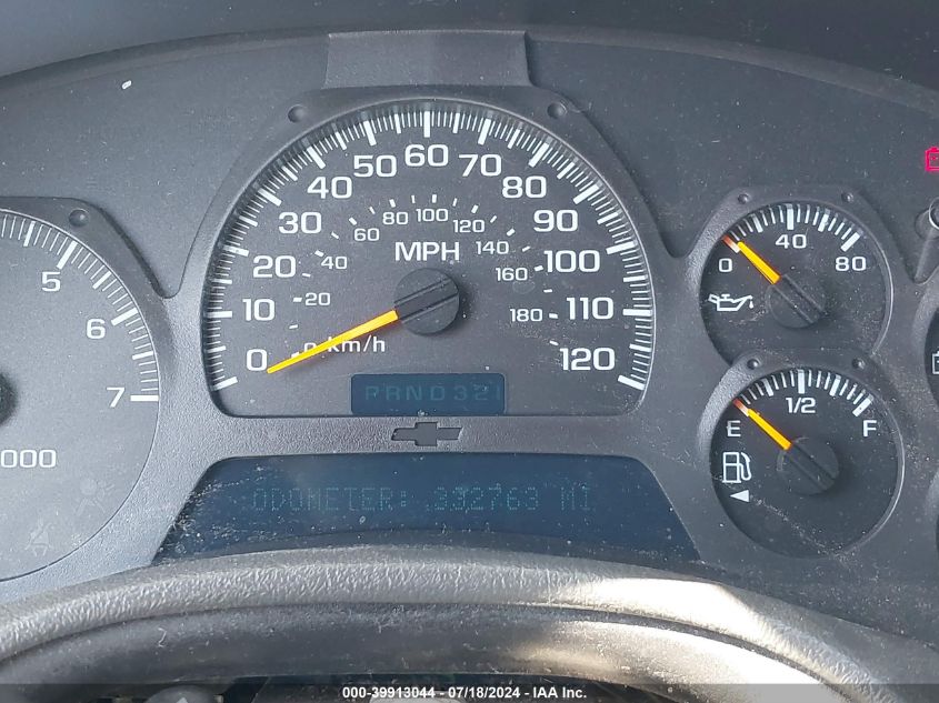 2002 Chevrolet Trailblazer Ltz VIN: 1GNDS13SX22127402 Lot: 39913044