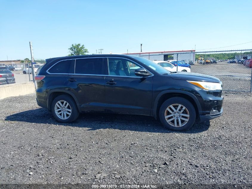 2015 Toyota Highlander Le/Le Plus VIN: 5TDBKRFH8FS194044 Lot: 39913070