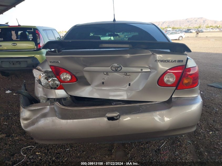 2003 Toyota Corolla Le VIN: 1NXBR32E93Z110644 Lot: 39913108