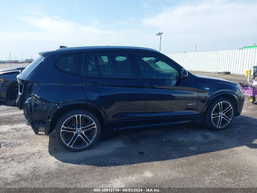 2017 BMW X3 Sdrive28I VIN: 5UXWZ7C51H0T43989 Lot: 39913114