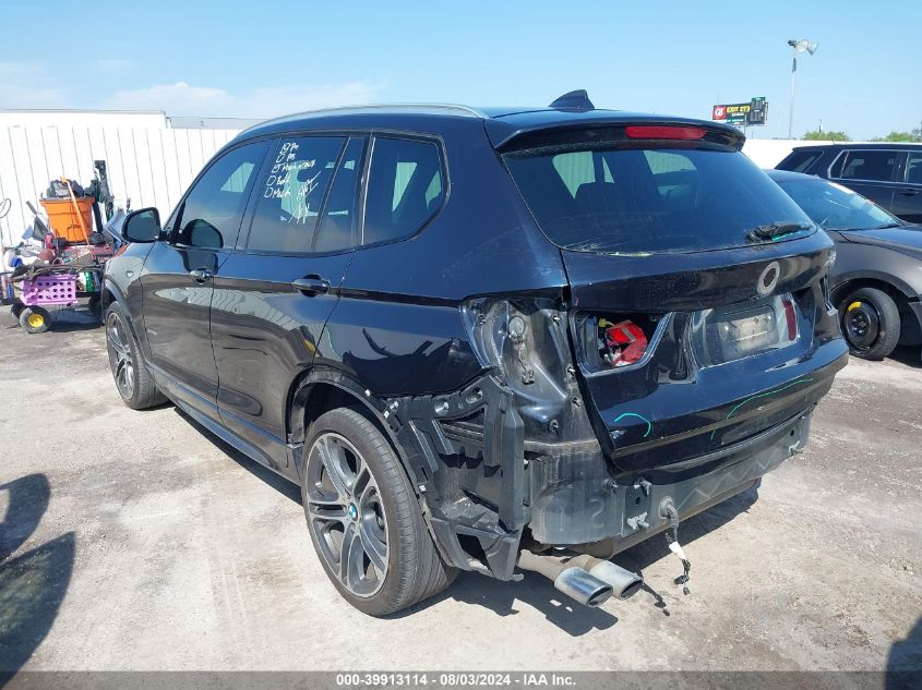 2017 BMW X3 SDRIVE28I - 5UXWZ7C51H0T43989