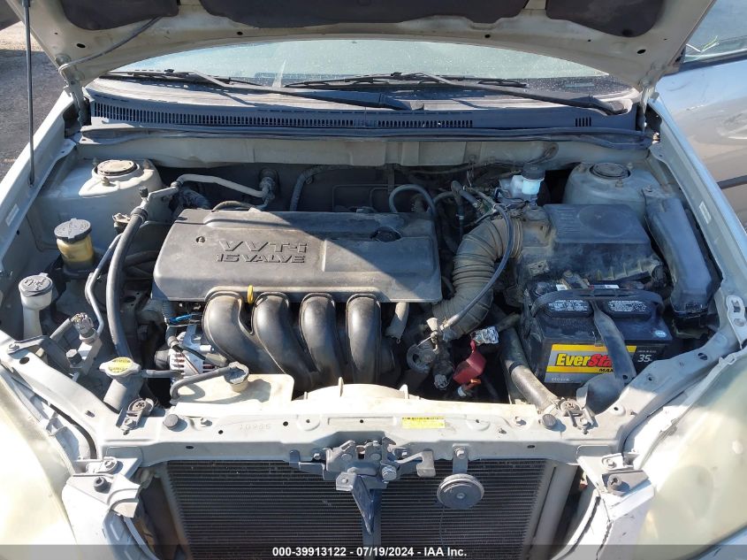 2004 Toyota Corolla Ce VIN: 1NXBR32E64Z325593 Lot: 39913122