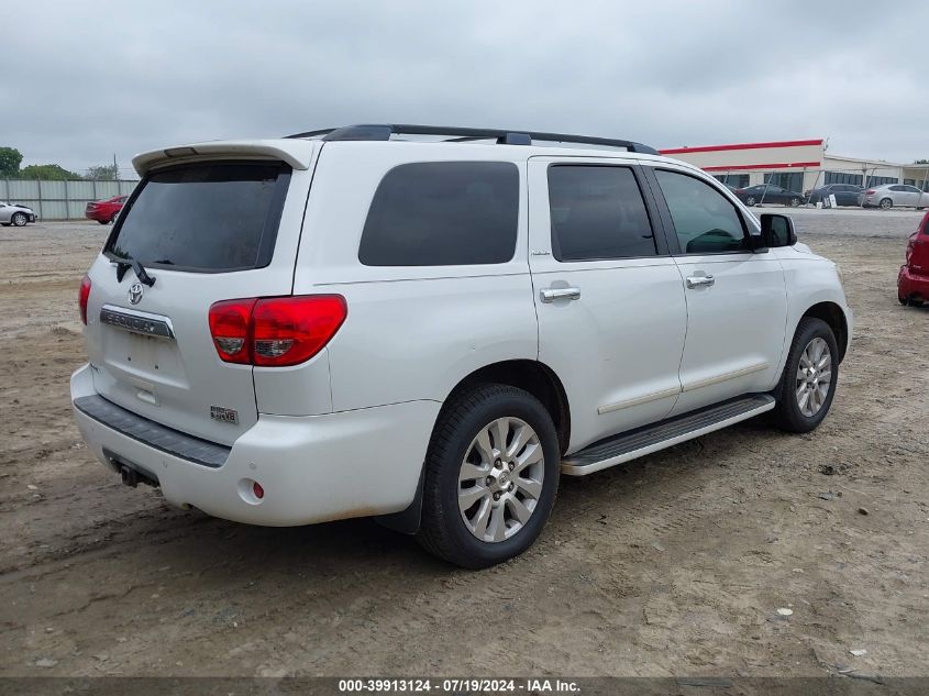 2008 Toyota Sequoia Platinum VIN: 5TDBY67A48S005245 Lot: 39913124