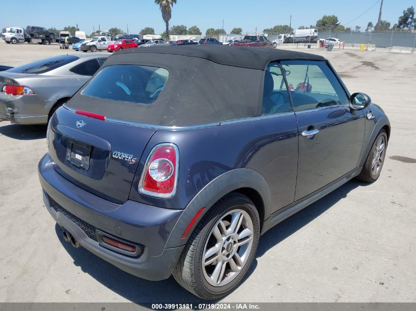 2012 Mini Cooper S S VIN: WMWZP3C56CT250015 Lot: 39913131