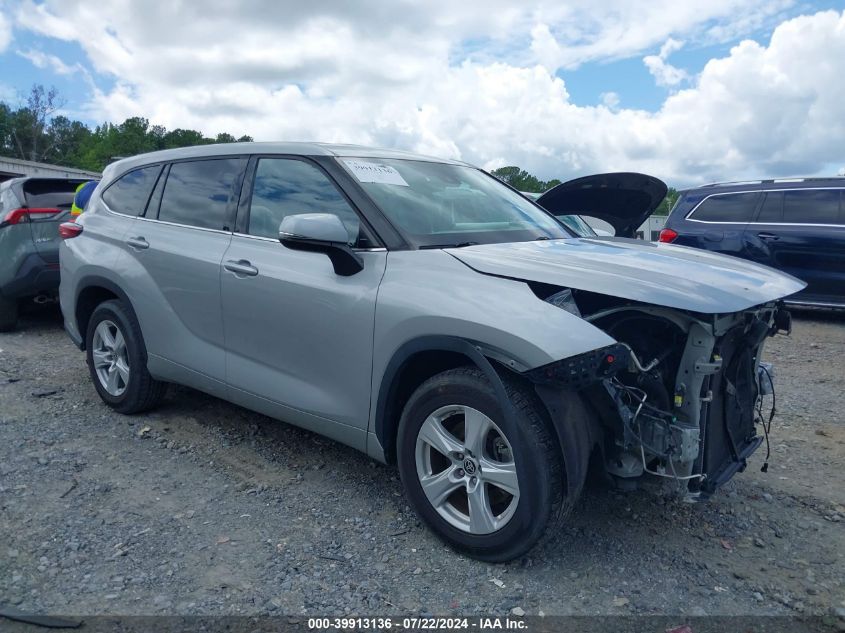 2020 Toyota Highlander L VIN: 5TDCZRAH0LS501158 Lot: 39913136