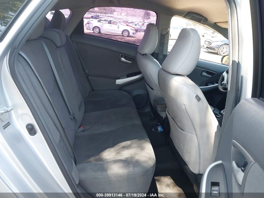 2011 Toyota Prius Two VIN: JTDKN3DU5B1456422 Lot: 39913146