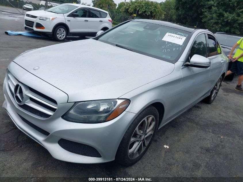 55SWF4KB6GU151093 2016 MERCEDES-BENZ C CLASS - Image 2