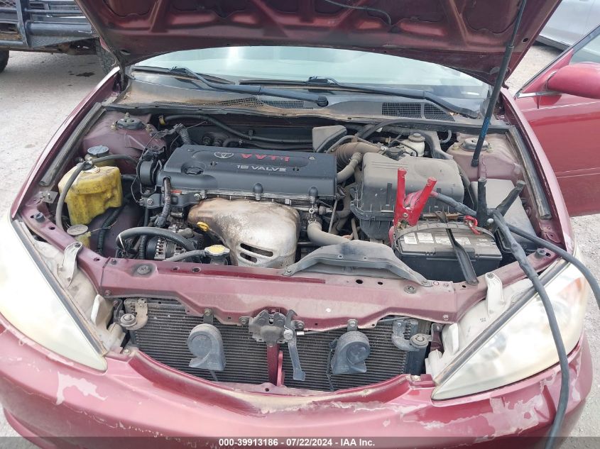 2004 Toyota Camry Le VIN: 4T1BE32K04U376038 Lot: 39913186