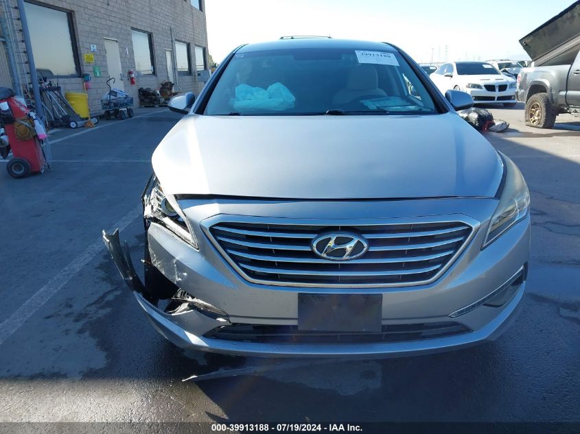 2015 HYUNDAI SONATA SE - 5NPE24AF3FH017686