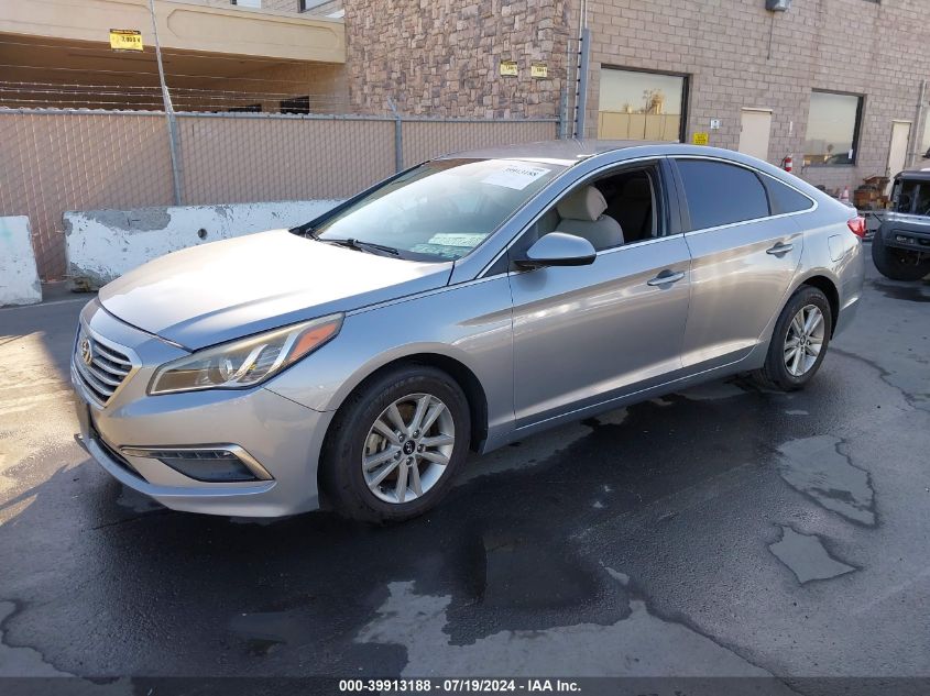 2015 HYUNDAI SONATA SE - 5NPE24AF3FH017686