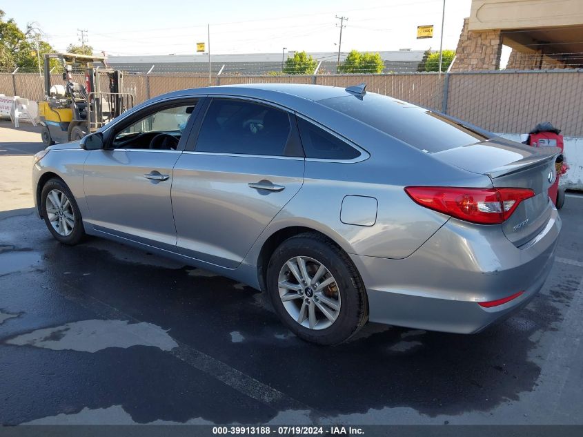 2015 HYUNDAI SONATA SE - 5NPE24AF3FH017686