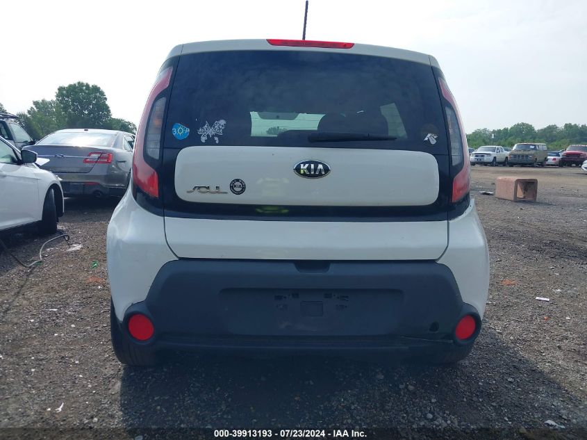 2016 Kia Soul VIN: KNDJN2A26G7399547 Lot: 39913193