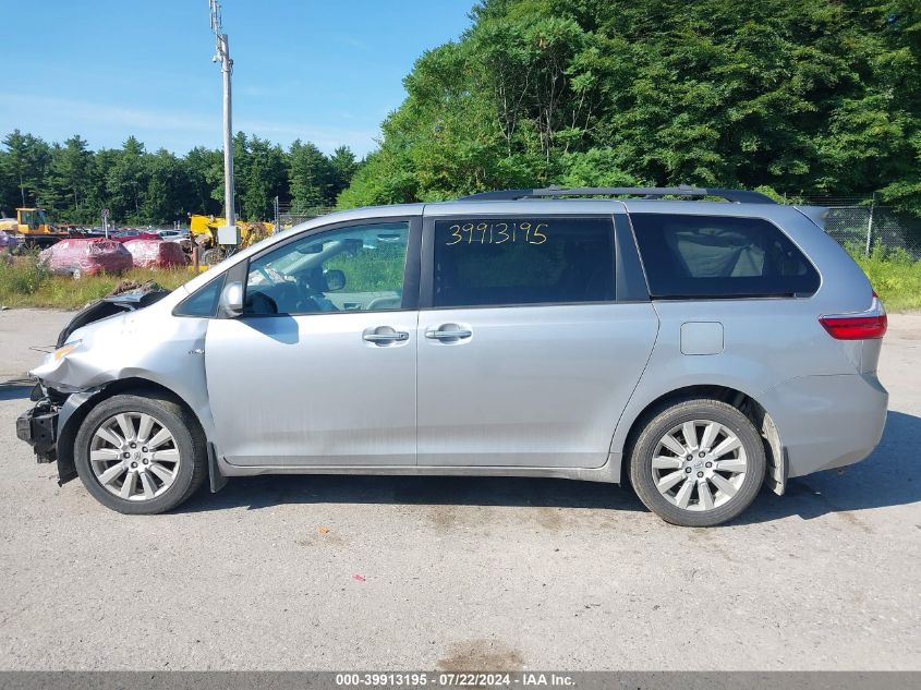 2017 Toyota Sienna Xle 7 Passenger VIN: 5TDDZ3DC2HS159219 Lot: 39913195