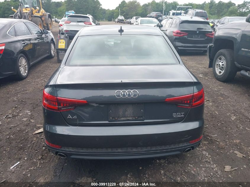 2017 AUDI A4 2.0T PREMIUM - WAUFNAF40HN044233