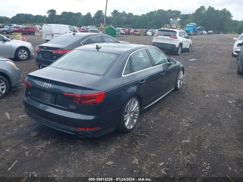 2017 AUDI A4 2.0T PREMIUM - WAUFNAF40HN044233