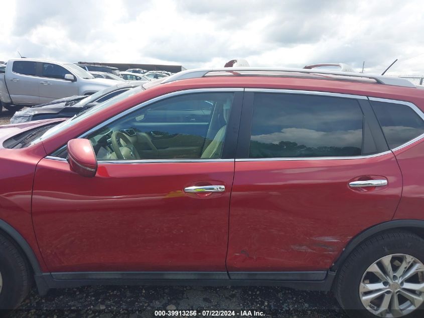 2015 Nissan Rogue Sv VIN: 5N1AT2MT2FC911719 Lot: 39913256