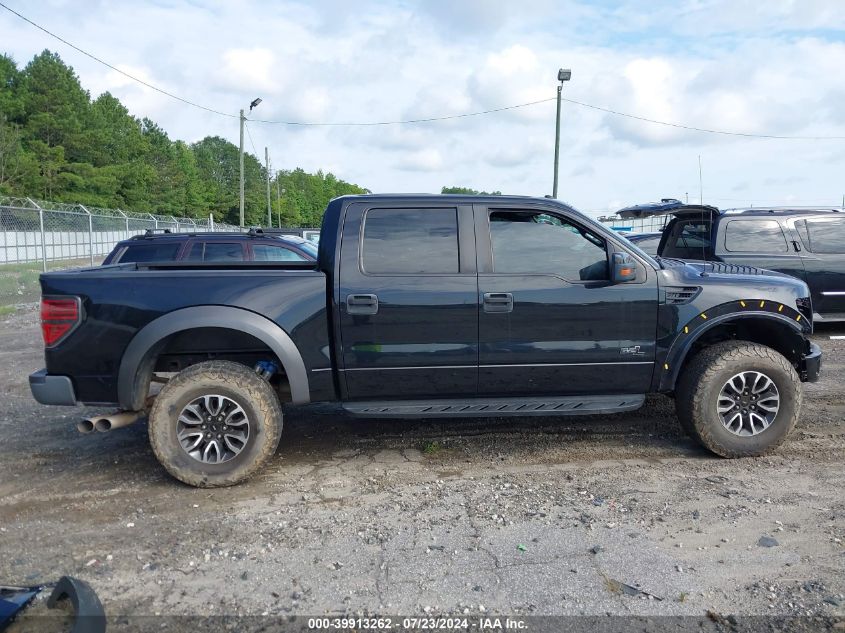 2013 Ford F-150 Svt Raptor VIN: 1FTFW1R69DFB41416 Lot: 39913262