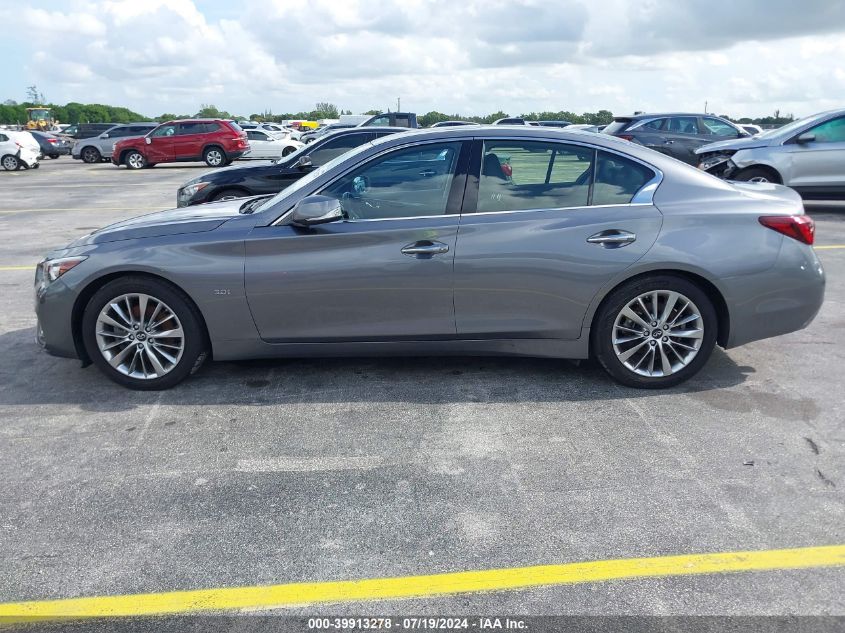 2019 Infiniti Q50 3.0T Luxe VIN: JN1EV7AP3KM515617 Lot: 39913278