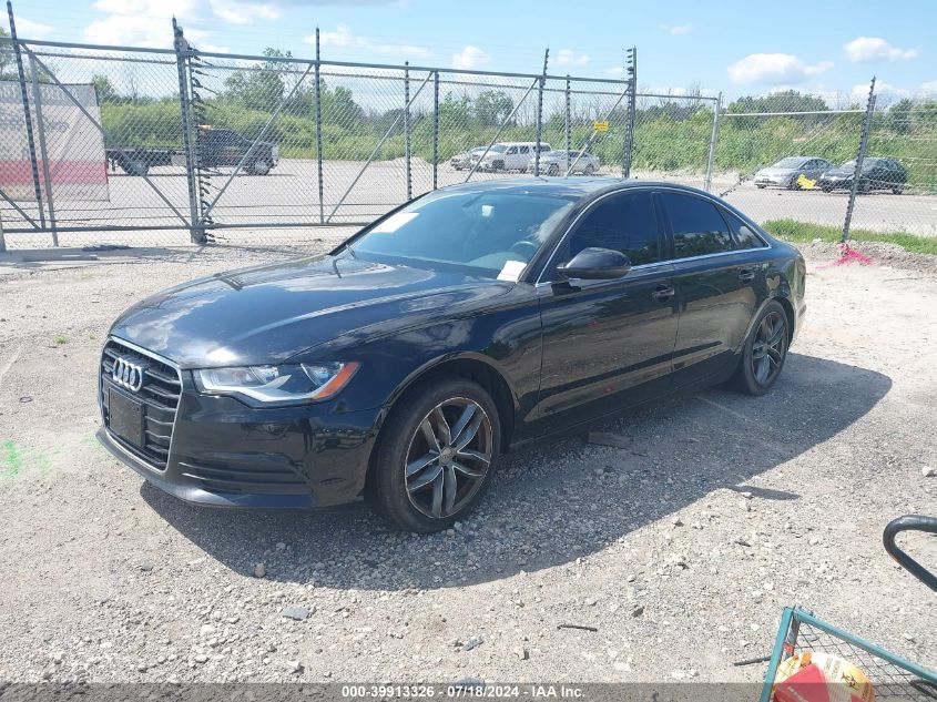 2013 Audi A6 2.0T Premium VIN: WAUFFAFC4DN013081 Lot: 39913326