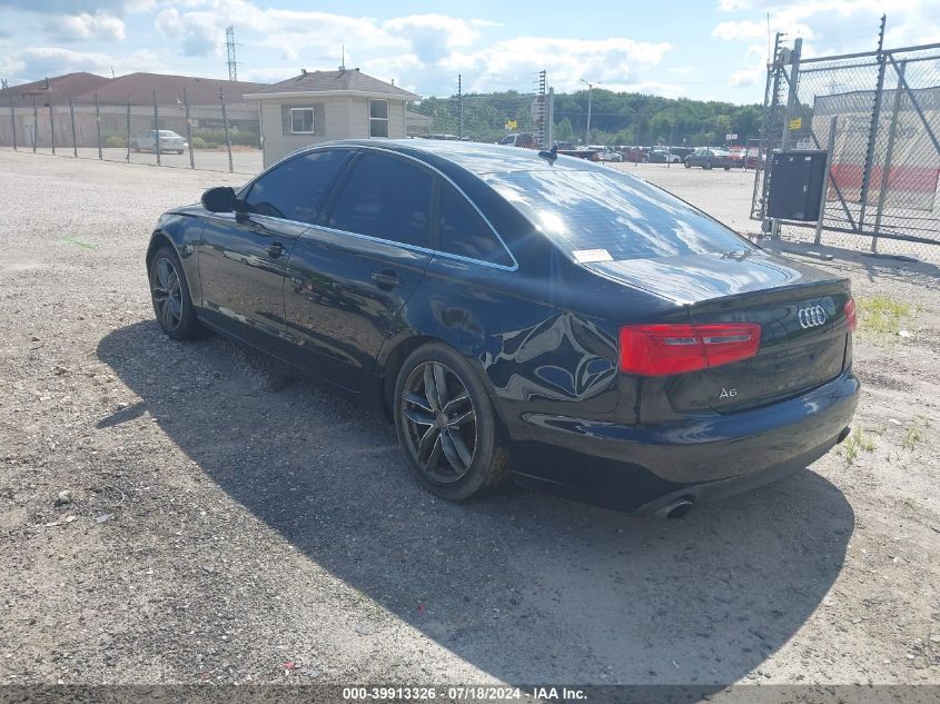 2013 Audi A6 2.0T Premium VIN: WAUFFAFC4DN013081 Lot: 39913326