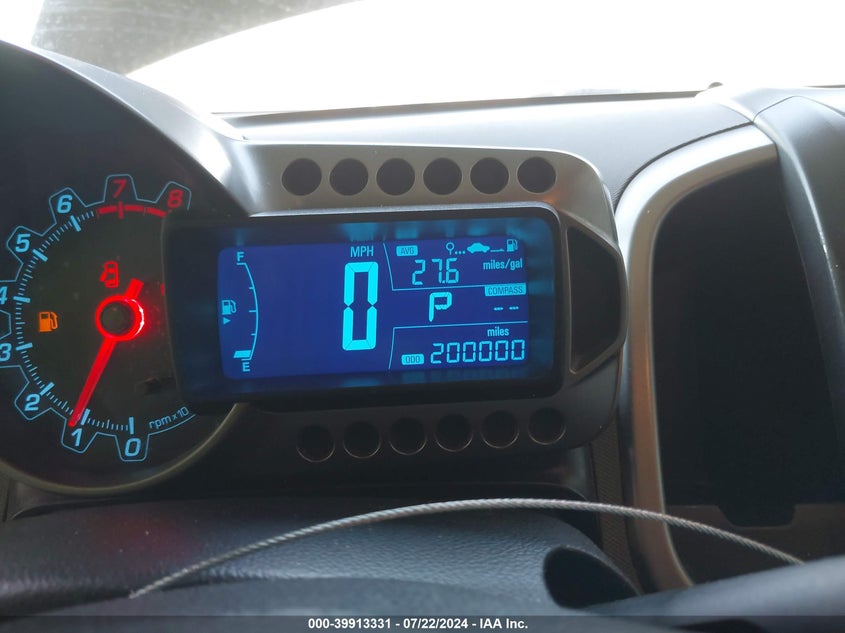 2013 Chevrolet Sonic Lt Auto VIN: 1G1JC6SH5D4135726 Lot: 39913331