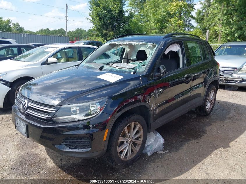 2017 Volkswagen Tiguan 2.0T/2.0T S VIN: WVGAV7AX8HK048321 Lot: 39913351