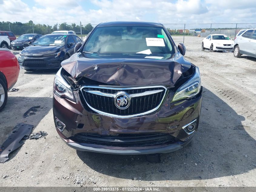 2020 Buick Envision Fwd Preferred VIN: LRBFXBSA2LD211218 Lot: 39913375